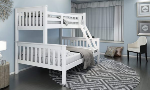 Triple bunk bed, painted in Grey ,White or Honey - Image 2